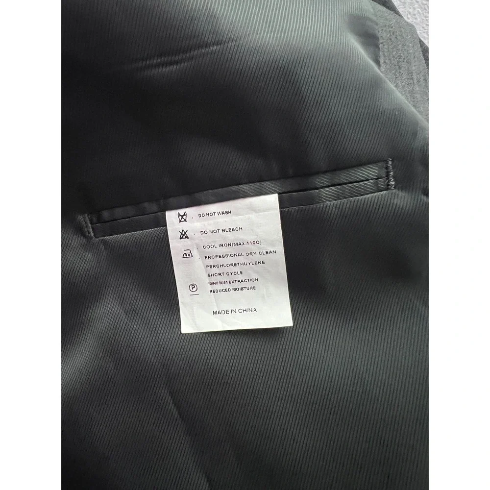 Emanuel‎ Ungaro Mens 100% Wool Blazer Sport Coat Grey 44R UWTA9112